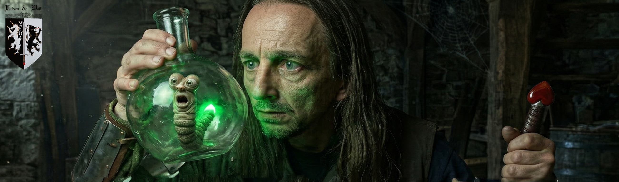 Binnenkort een nieuw verhaal beschikbaar - Unicorn & Wolf  en het lichtgevende wezen.